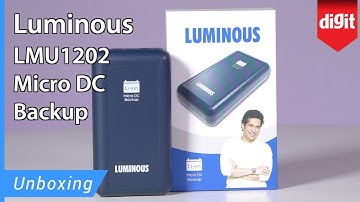 Luminous LMU1202 Micro DC Backup Unboxing