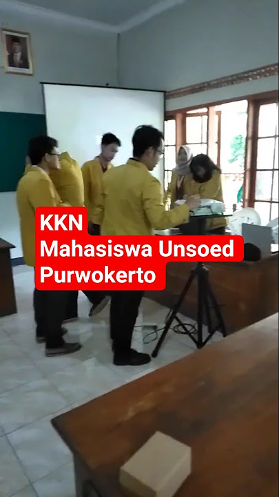 kuliah kerja nyata mahasiswa Unsoed Purwokerto