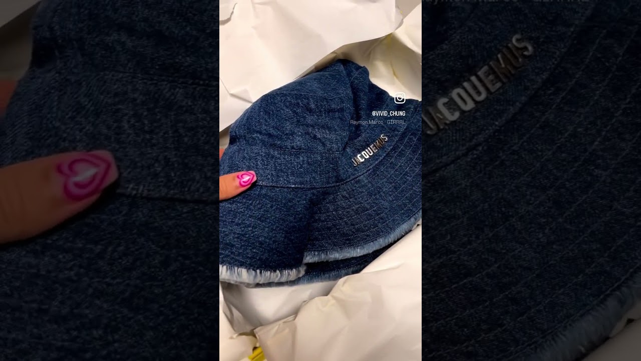 Jacquemus bucket hat🤍자크뮈스 버킷햇 언박싱 