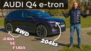 Prvi Audi s pogonom na stražnje kotače nakon R8! - Audi Q4 e-tron - Jura se fura