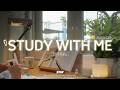 🥕2-HOUR STUDY WITH ME Sunny Day☀️ | 🎹 Calm Piano | Pomodoro 50-10