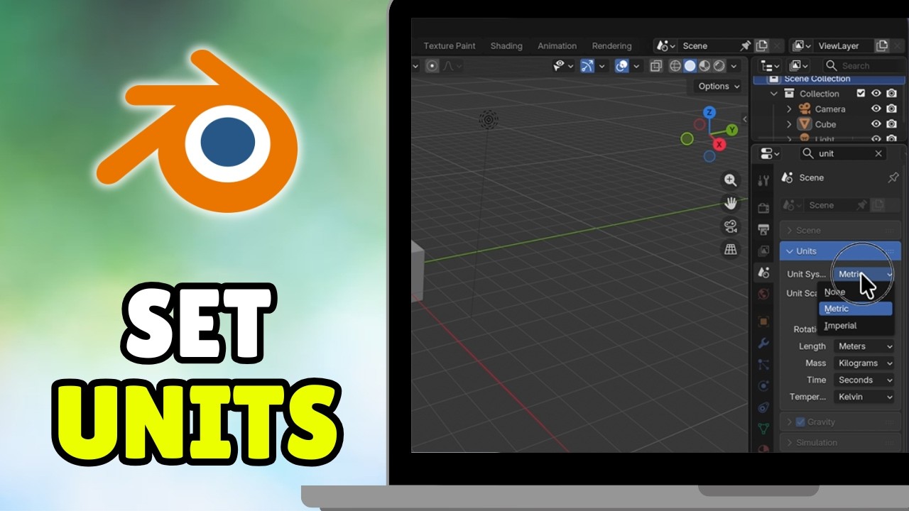 How To Set Units In Blender (2026) - Show Measurements & Dimensions In ...