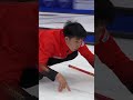 Big shot to win the game right here ... #curling