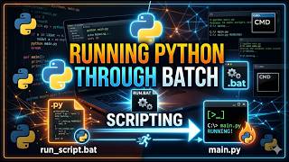 Running python with batch scripting