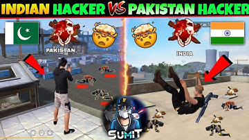 INDIAN HACKER 🇮🇳vs PAKISTANI HACKER 🇵🇰FREE FIRE MAX ❤️‍🩹 SUMIT GAMING