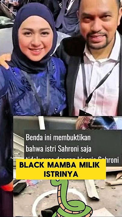 The position of Sahroni's wife, Feby Belinda, when her Black Mamba was looted by residents