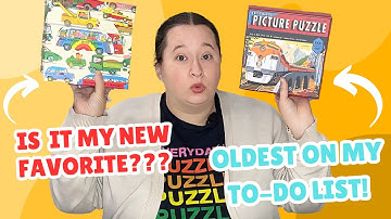 Doing the Oldest Puzzle on my To-Do List!!! // My New Favorite Puzzle // Blue Kazoo Review