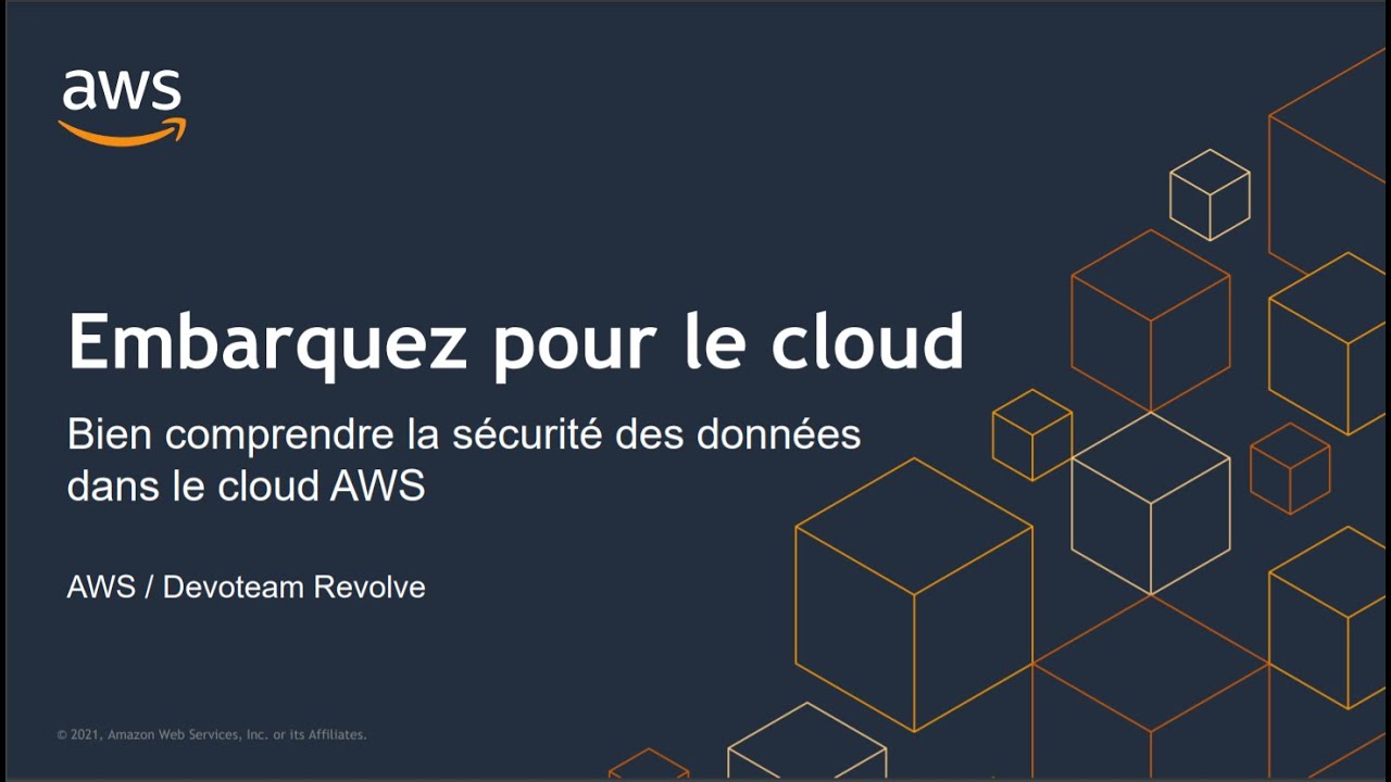 Bien comprendre la sécurité des données dans le Cloud AWS - YouTube