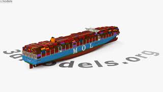 Triumph-class Container Ship 3D model by 3DModels.org