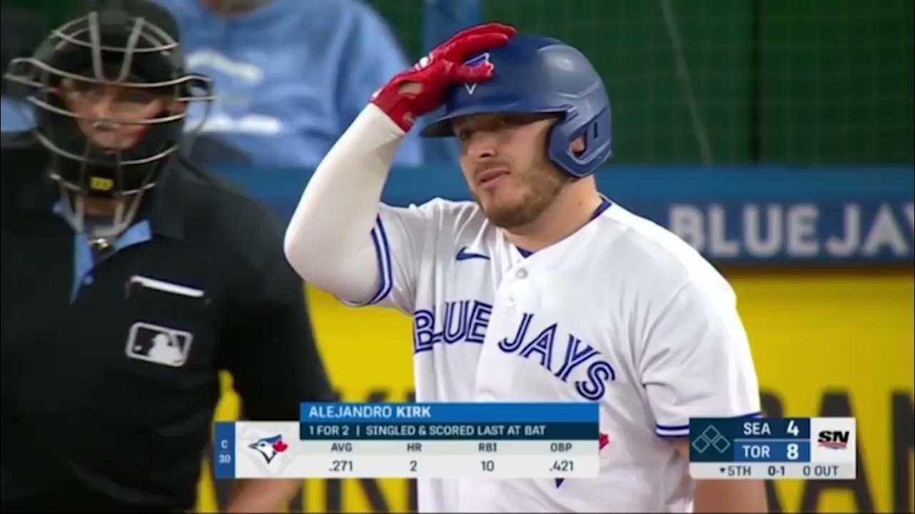 ALEJANDRO KIRK, BLUE JAYS VS MARINERS 30 ABRIL 2023 YouTube