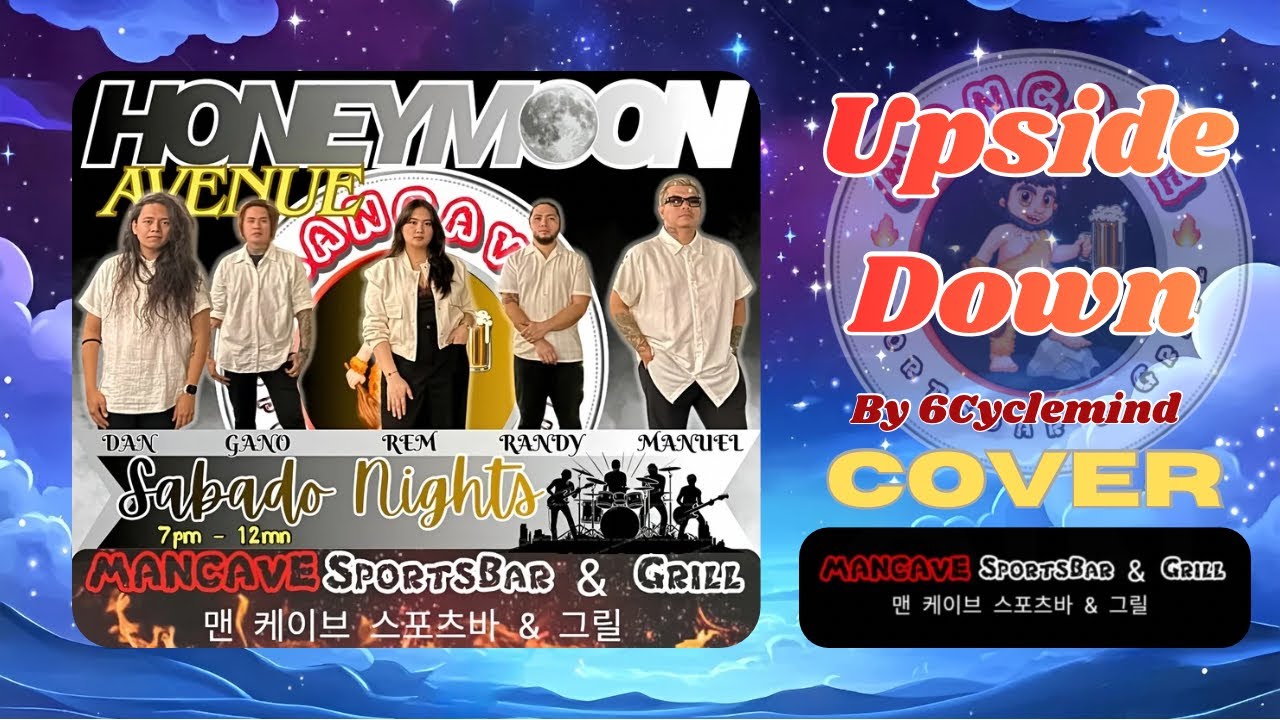 Upside Down by 6Cyclemind cover by Honeymoon Avenue