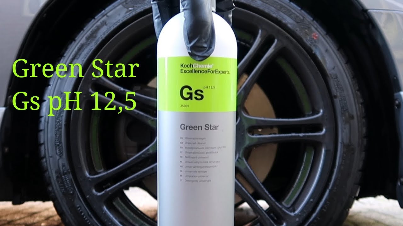 Koch Chemie Green Star Gs works perfectly to clean your tires #cardetailing  #detailing #asmr 