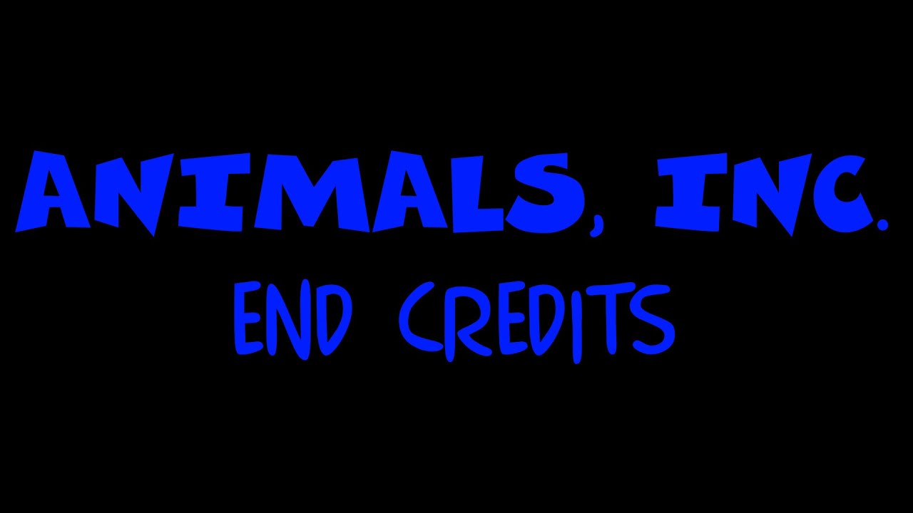 "Animals, Inc." Part 20 - End Credits - YouTube