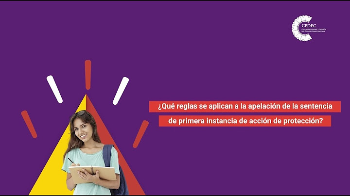 ¿Qué reglas se aplican a la apelación de la sentencia de primera instancia de acción de protección?