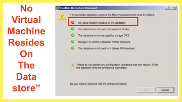 Fix "No virtual Machines Found Resides On the Datastore"