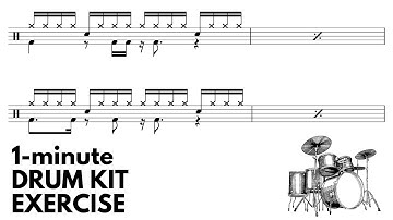 16th-groove bass drum variations | INTERACTIVE Sight Reading Exercise