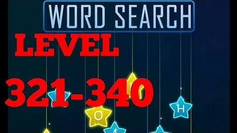 (Level 321-340) Word Connect - Word Cookies