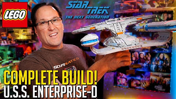 LEGO Star Trek U.S.S. Enterprise NCC1701-D — COMPLETE BUILD!