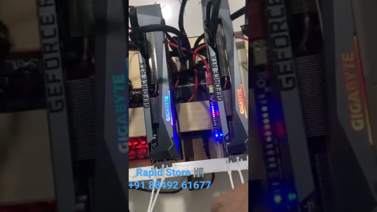 6 X 3070Ti 1 X 3060Ti Gigabytes ETH Mining ⛏ Rig Setup. Rapid Store 🏬 +91 88492 61677