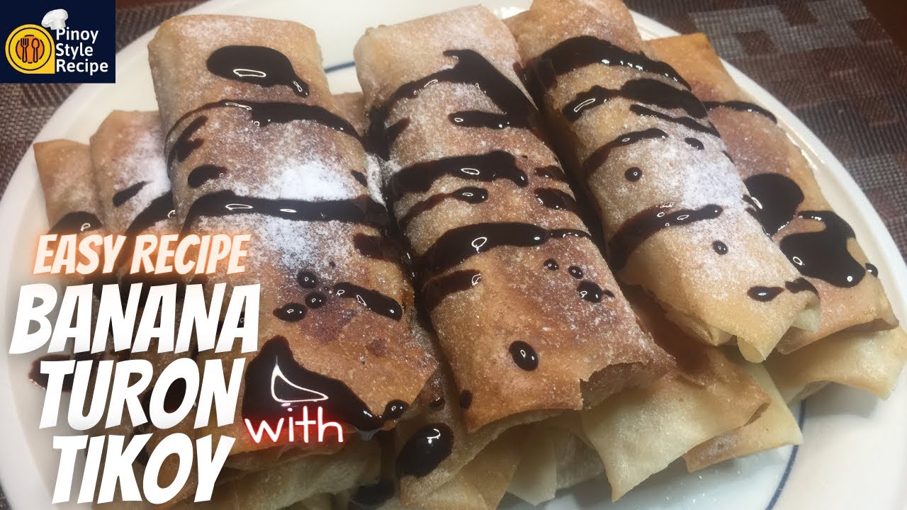 ⁣BANANA TURON with TIKOY | How to Make Banana Turon with Tikoy | Pinoy Style Recipe