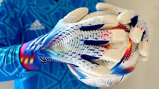 Adidas PREDATOR EDGE GL PRO HYBRID AL-RIHLA Goalkeeper Gloves Unboxing