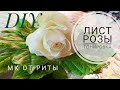 Лист Розы еще раз о тонировке.МК от Риты. Rose Leaf once again about toning by Rita