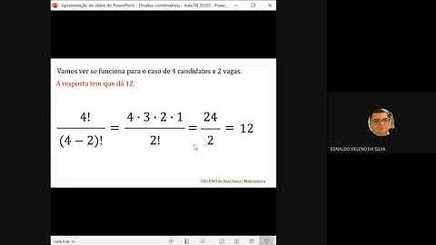 MATEMÁTICA | Análise combinatória: Aula 04 - Arranjo simples