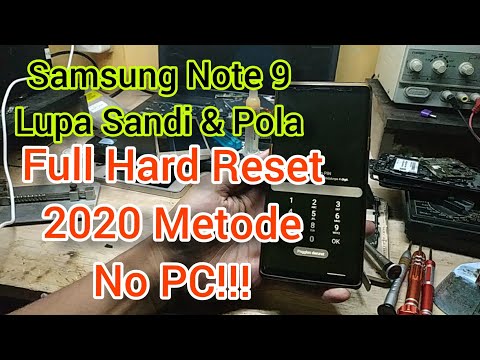Hard Reset Samsung Note 9 Lupa Sandi/Lupa Pola | Hard Reset Samsung Note 9 Forgot Password/Pattern