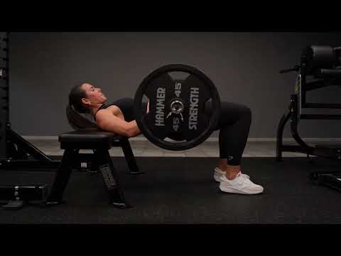 BB Hip Thrust Pulse / Barbell Glute Exercise