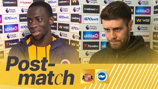 Post-Match Hurzeler And Minteh Sunderland V Brighton