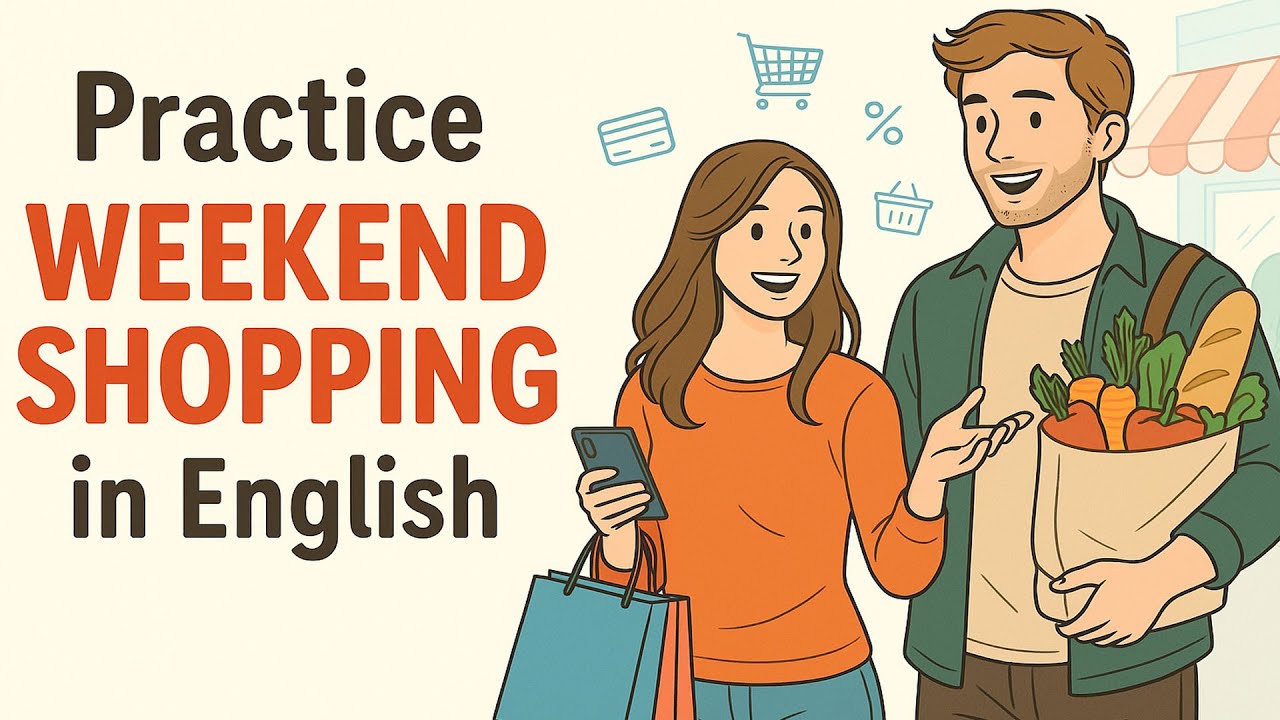 Practice Weekend Shopping in English | Improve Daily Phrases & Speaking Skills