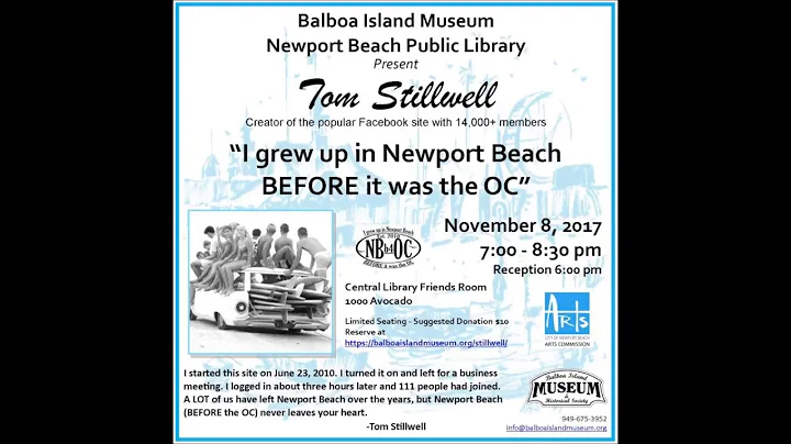 I grew up in Newport Beach BEFORE  OC Tom Stillwel...