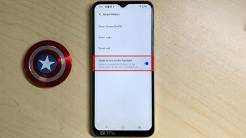 Shake to turn on the flashlight on Vivo Y16 Android 12