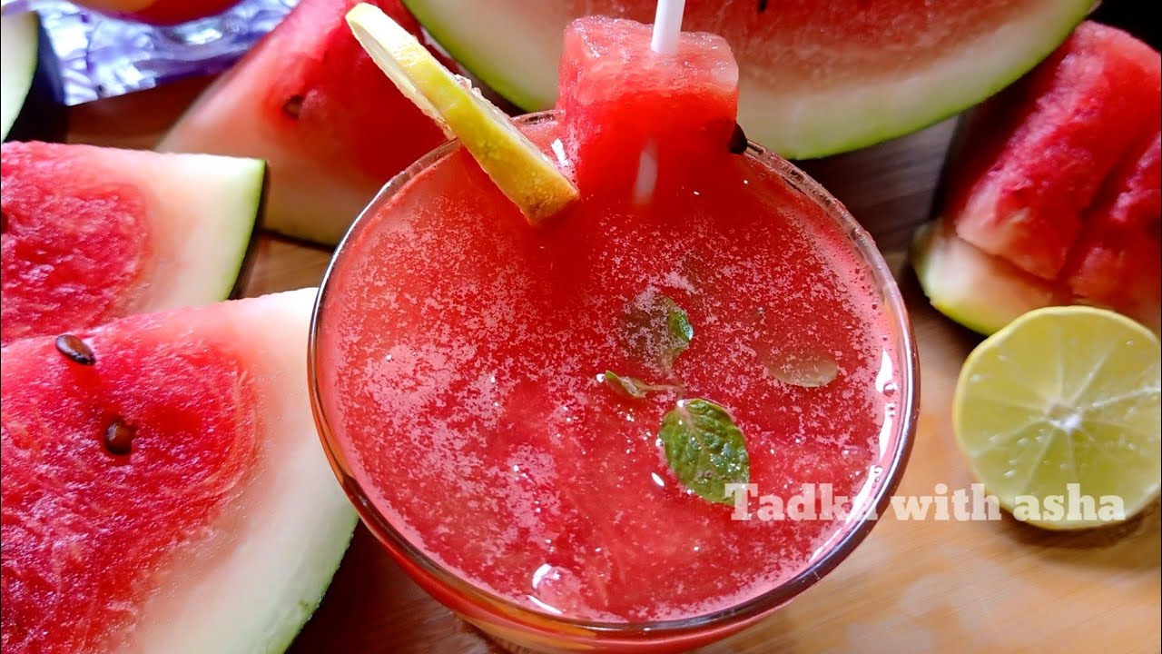 watermelon juice 🍉🥤 recipe/ तरबूज के जूस का नया तरीका YouTube