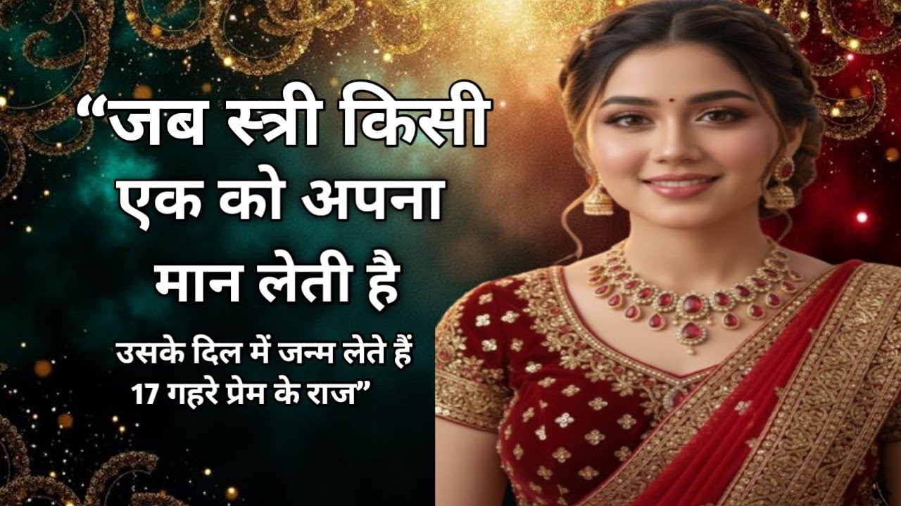  “जब स्त्री किसी एक को अपना मान लेती है — उसके दिल में जन्म लेते हैं 17 गहरे प्रेम के राज”