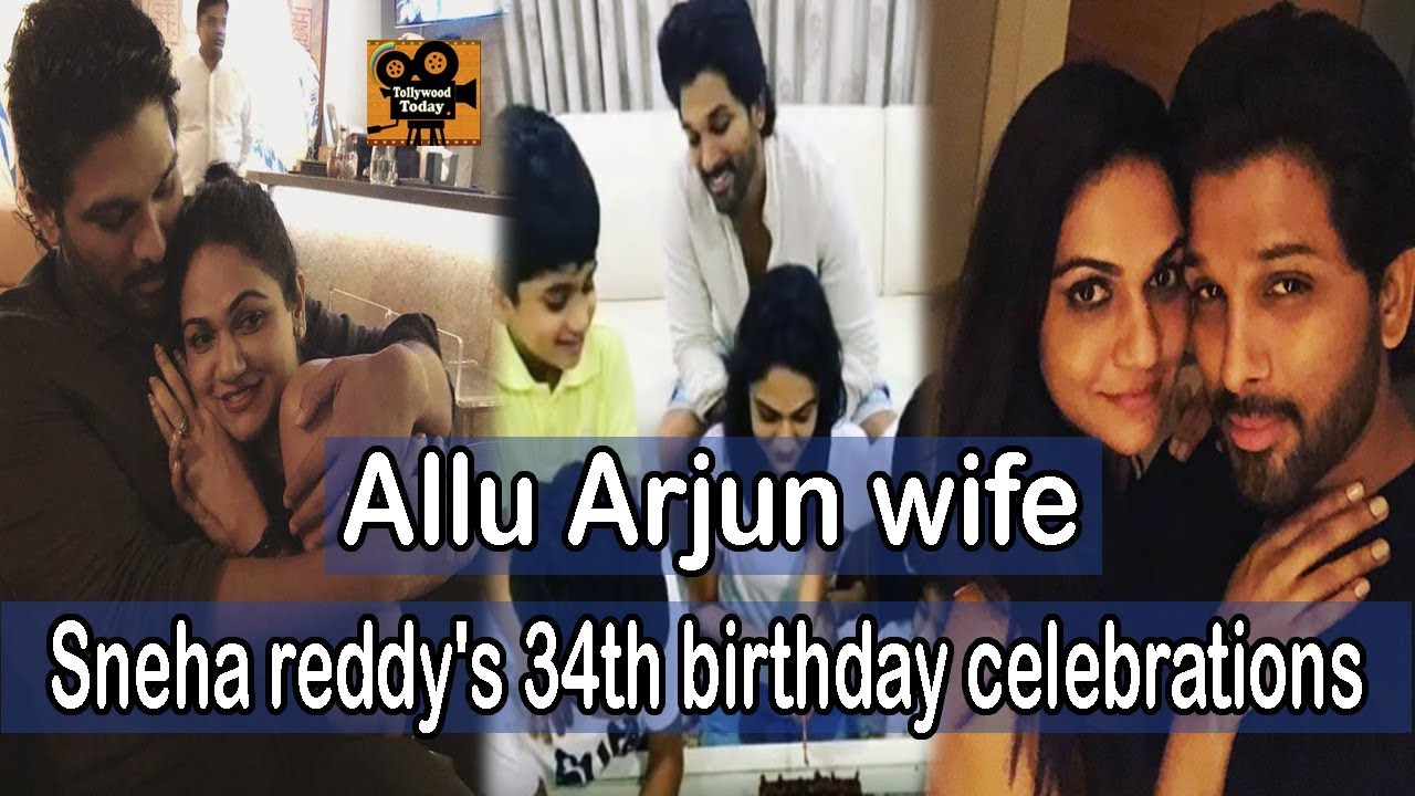 Allu Arjun wife Sneha Reddy 34th Birthday Celebrations | Tollywood Today