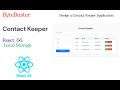 📇 Contact Keeper App in React – Full CRUD with Local Storage! 📝✨