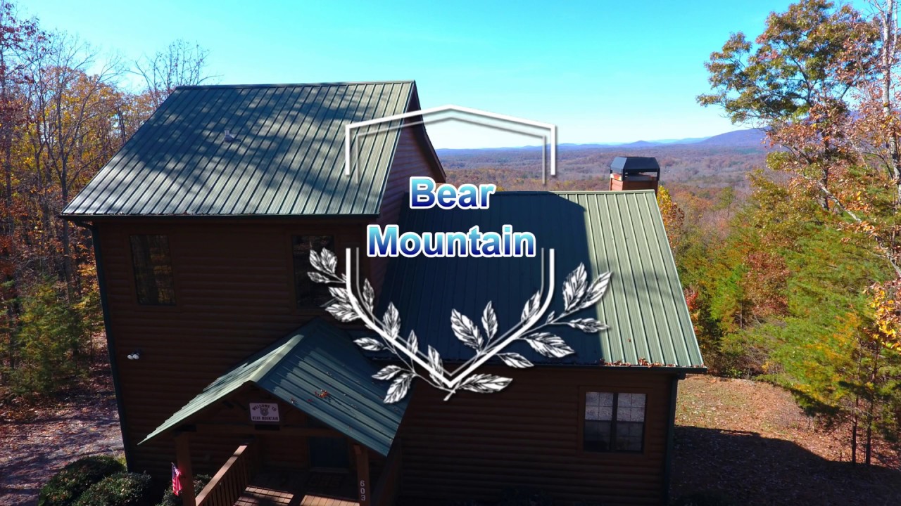 Bear Mountain 3 Bedroom Luxury Vacation Cabin On Yonah Mountain