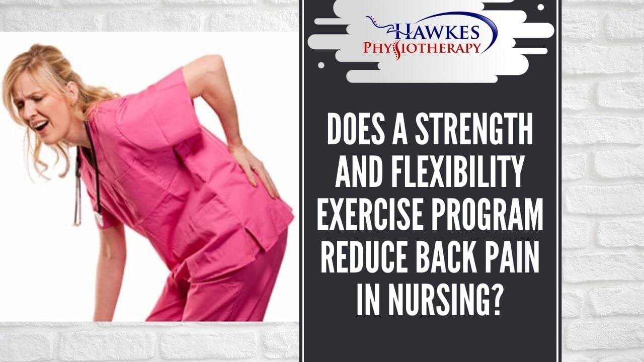 Does a strength and flexibility exercise program reduce back pain in