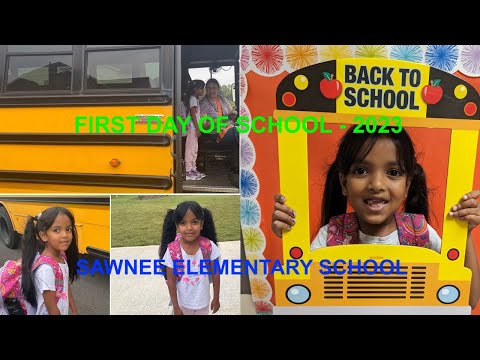 First Day of School | Irene Baby | Sawnee Elementary School | 2nd Grade - 2023 | Atlanta | USA Vlogs