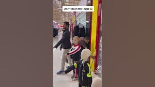 Getting hit by a mall dummy #Funny
