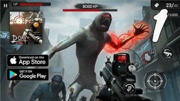 Zombie Hunter D-Day2 Gameplay Walkthrough Part 1 (Android, IOS)