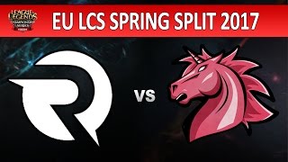 Celebrity ORIGEN VS UNICORNS OF LOVE | GAME 2 | EU LCS 2017 WEEK 2 Profile