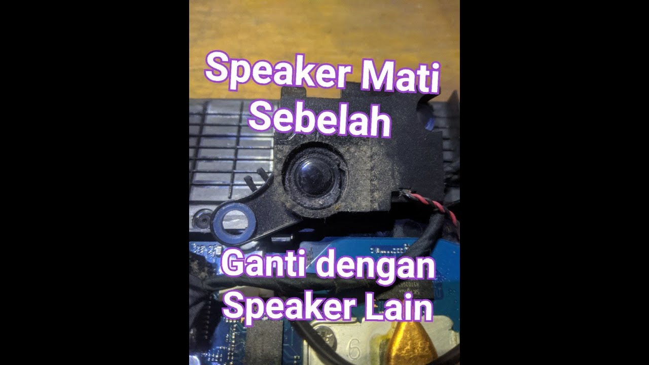 Perbaiki Speaker Mati Sebelah pada Laptop