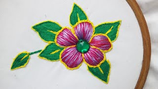 3D Flower Design Stitch For Kurti Dress | Beautiful Hand Embroidery Flowers