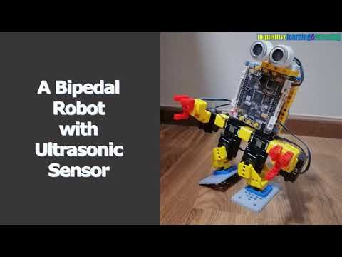 A Bipedal Robot - Dwarf with Ultrasonic Sensor