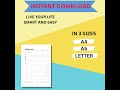 Day 8 of Creating Digital Products for Etsy | Minimal Daily Planner Design Process