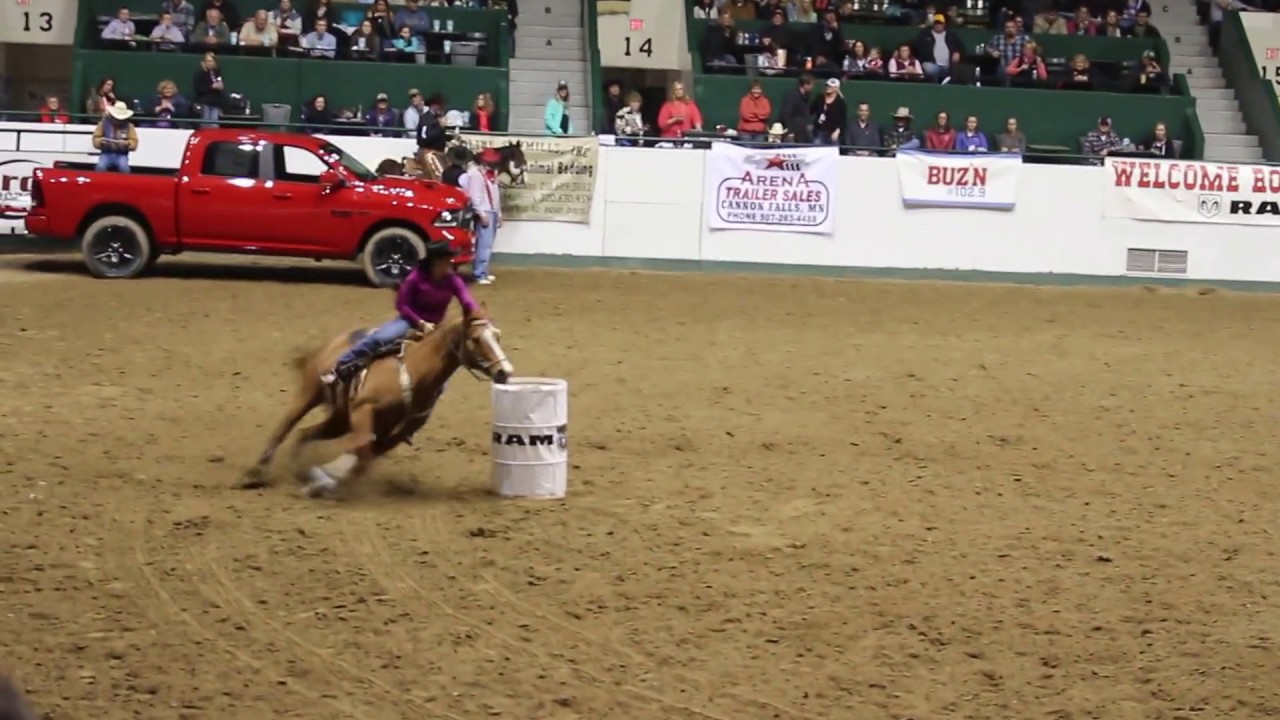 MN Horse Expo Rodeo Barrel Racing YouTube