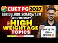 CUET PG 2027 | CUET PG Agriculture Science/ABM Agronomy | CUET PG Agronomy | By Aman Sir