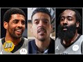 Reacting to Kyrie Irving telling James Harden he's the Nets' point guard | The Jump